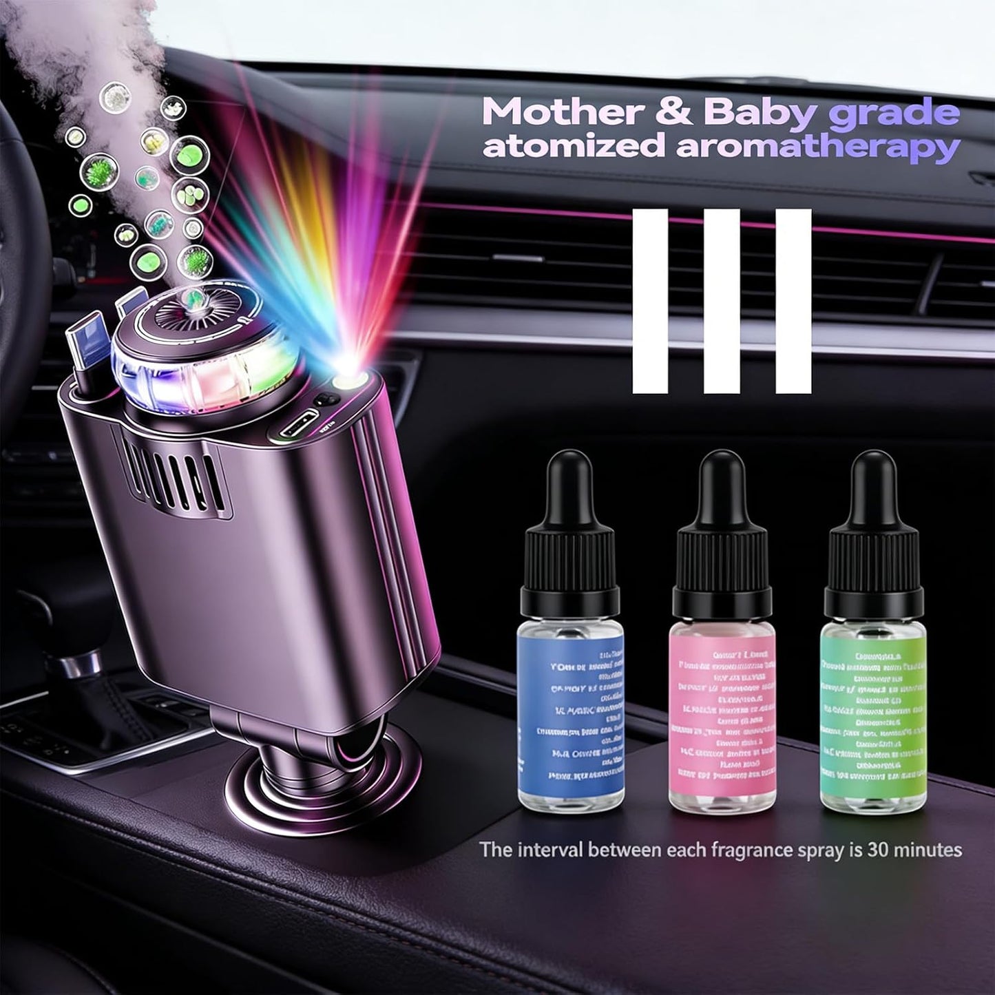 5-in-1 Car Charger with Star light