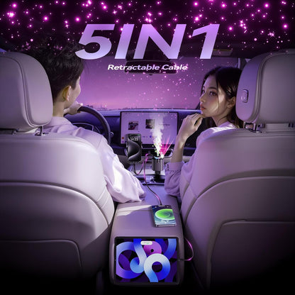 5-in-1 Car Charger with Star light