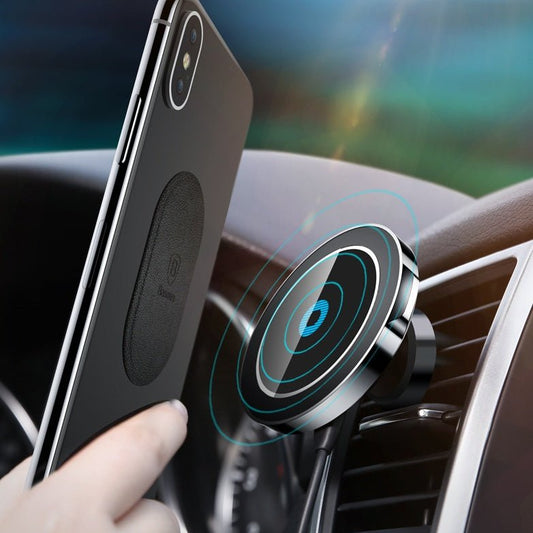 Car Magnetic Wireless Charger For Android Universal Air Outlet Clip